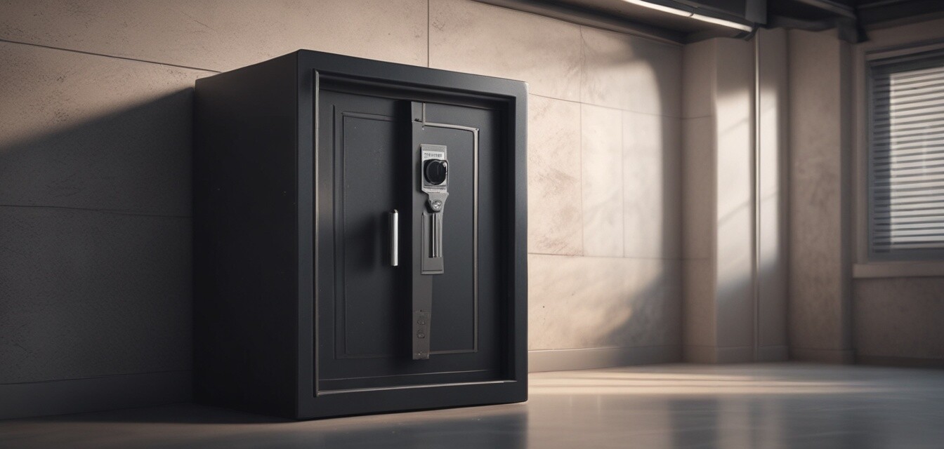 ideal biometric gun safe location