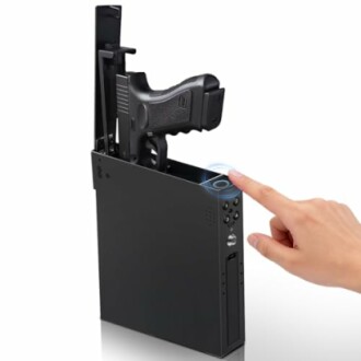 LairtPOW Biometric Car Gun Safe