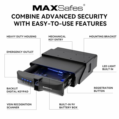 MAXSafes security safe with advanced features