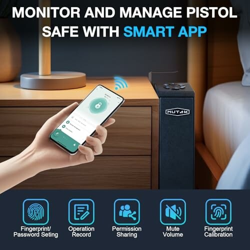 Mutak Biometric Gun Safe