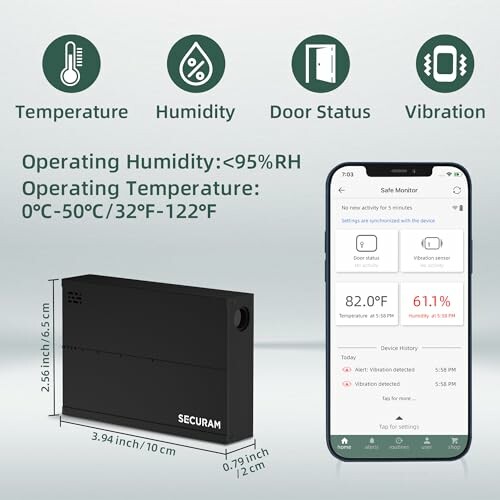SECURAM Gun Safe Monitor